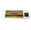 Gold color, black color and digital display pouch laminator with 4 rollers, heating lamp